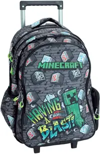 Ghiozdan cu roți GIM Minecraft - Having a Blast