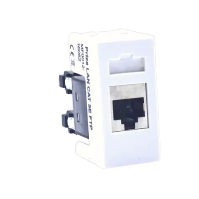 Priza Lan Cat5e Ftp Stil Premium Alb