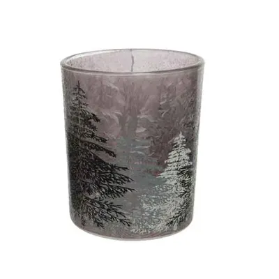 Suport pentru lumanare - Tlighth Tree with Icy Finish - Grey