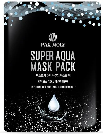 Pax Moly Mască de față folie cu minerale marine, 25 ml