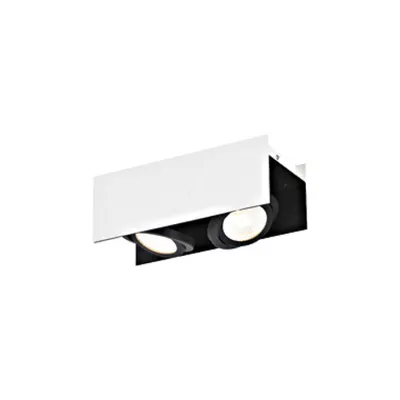 Vidago Pro / 2flg., DALI dimmable 2x9W 4000K white /black