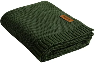 Pătură de bambus Sensillo - Verde, 80 х 100 cm
