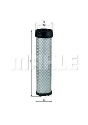 Filtru aer secundar MAHLE ORIGINAL LXS 284