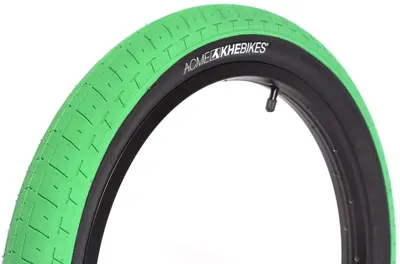 Pneu BMX ACME 20x2,40" Verde-Negru KHEBIKES