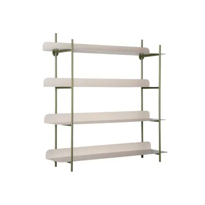 Raft verde/gri etajat din metal 60 cm Reina Cuatro – PT LIVING