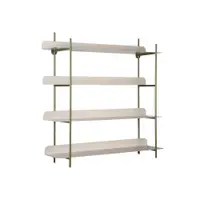 Raft verde/gri etajat din metal 60 cm Reina Cuatro – PT LIVING