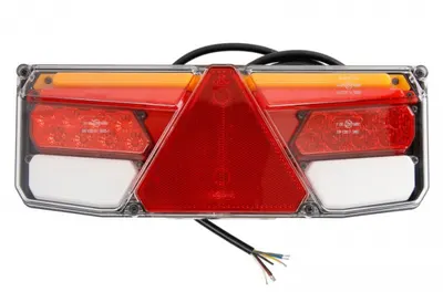 Stop spate stanga (LED, 12 24V, cu intermitent, cu far de ceata, lumina de marsarier, cu stop, lumina de parcare, reflector triunghiular, cu lampa cu brat prelungitor, indicator dinamic)