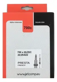 Camera de aer biciclete JET 700 x 20 25C FV48mm
