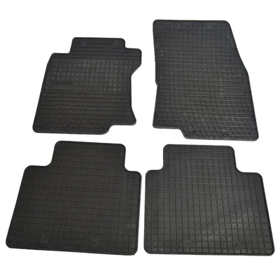 Set covorase auto din cauciuc Nissan X-Trail 3 2013-2021, presuri FROGUM, negre, 4 buc.