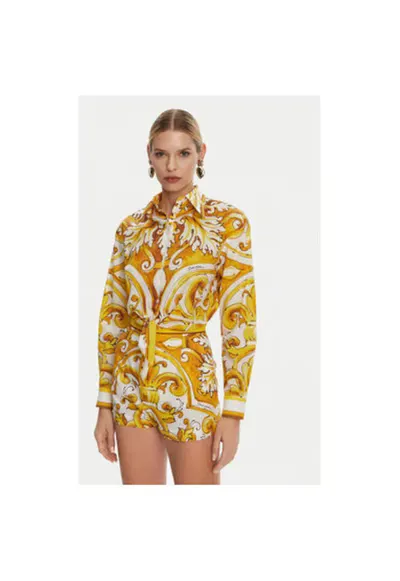 Camasa Dama - 305315427 - Bumbac - Galben - Galben