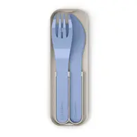 Set 3 tacâmuri pentru călătorie Monbento Pocket, albastru