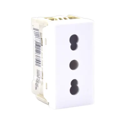 Priza 2 Pin STIL PREMIUM Alb