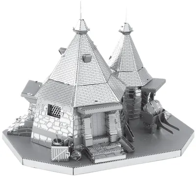 Model metalic de asamblat Metal Earth - Harry Potter: Hagrid's Hut