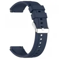 Curea Techsuit W075 pentru Huawei Watch / Garmin Watch Series, 18mm, Bleumarin