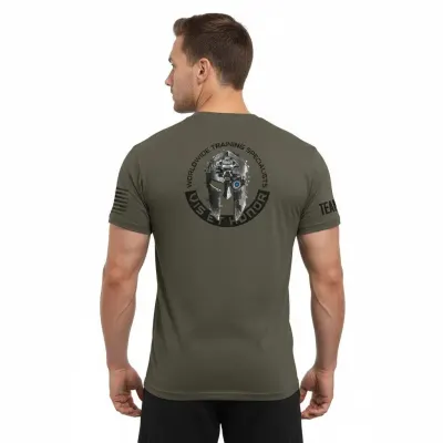 Tricou Pentagon Tactical Ageron TEAM ZERO „Vis Et Honor” - RAL7013 / 2XL