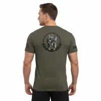 Tricou Pentagon Tactical Ageron TEAM ZERO „Vis Et Honor” - RAL7013 / 2XL