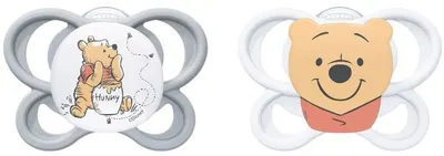 Suzete din silicon NUK Perfect Match Air - 0-6 luni, 2 bucăți, Winnie the Pooh