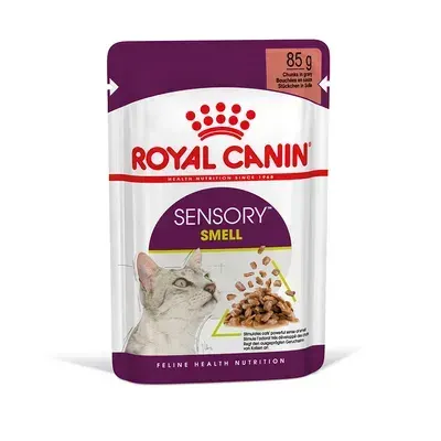 Set 12 buc x 85 gr Hrana umeda pentru pisici Royal Canin Sensory Smell Gravy