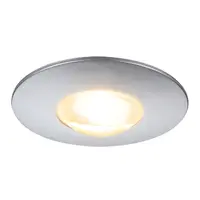 Spot incastrat, DEKLED Ceiling lights, grey recessed fitting, LED, 3000K, round, silver metallic, 1W,