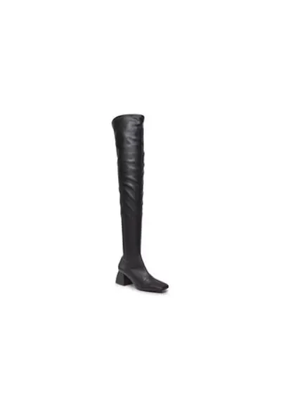 Cizme dama SA26196C0HTT0000 - Piele ecologica - 39 EU - Negru