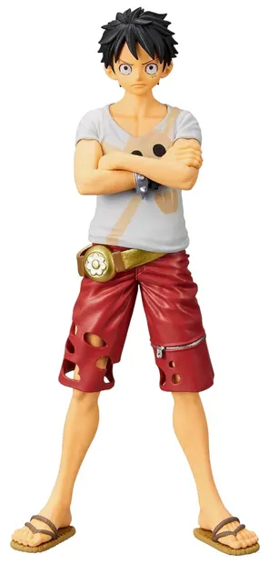 Statuetă Banpresto Animation: One Piece - Luffy (Vol.6) (DXF) (The Grandline Men), 15 cm