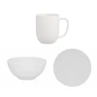 Set farfurii si cani 16 piese CLASSICO, portelan englezesc