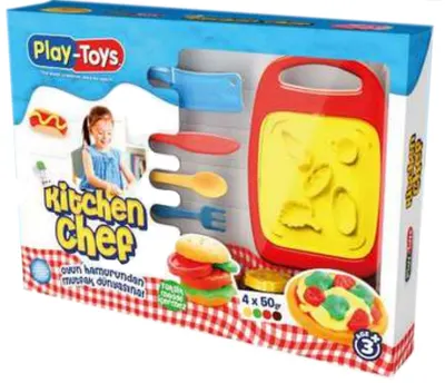 Set de joacă Play-Toys - Plastilina premium, Chef bucătari