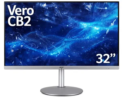 Monitor Acer - Vero CB322QUEsmiiprx, 31.5'', QHD, IPS, 100Hz, argintiu