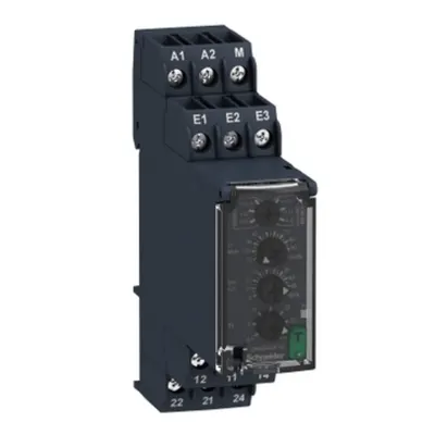 Zelio Control RM22 - tensiune de protectie supra/sub tensiune - 1 la 100V - 2 OF - 24 la 240Vca/cc