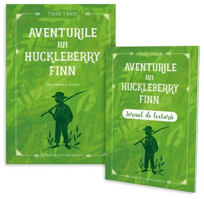 Aventurile lui Huckleberry Finn + jurnal de lectură - Paperback brosat
