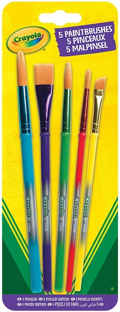 Set de pensule pentru pictură Crayola – 5 bucăți