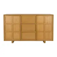 Comodă în culoare naturală din lemn de frasin 120x70x45 cm Raster – Zuiver