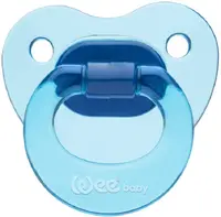 Suzetă ortodontică Wee Baby Candy, 0-6 luni, albastră