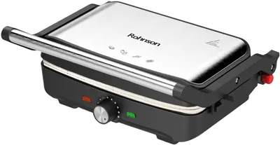 Grill-toaster Rohnson - R-2762, 1600W, antiaderent, nervurat, argintiu