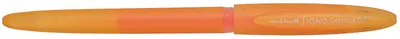 Gel roller Uniball Signo Gelstick – Portocaliu fluorescent, 0.7 mm