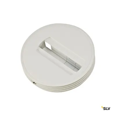 Capac-rozetă pt 1P.-adaptor, alb