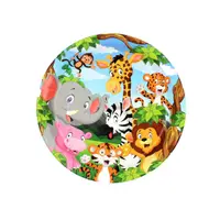 Set 8 farfurii 23 cm Jungle