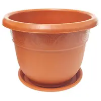 Ghiveci cu Tava, Nr. 8, Sterk Plast