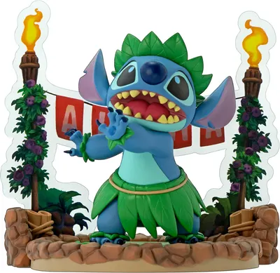 Statuetă ABYstyle Disney: Lilo & Stitch - Stitch Hula Dance, 10 cm
