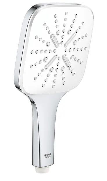 Para de dus Grohe Vitalio SmartActive 130 Cube, 1/2 inch, universala, 3 pulverizari, 130 mm, anti-calcar, SmartTip, crom