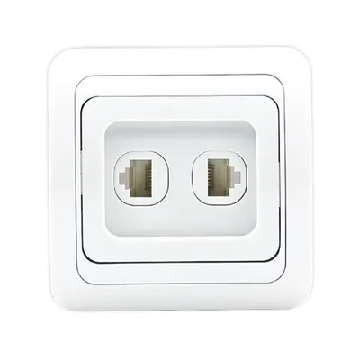 Priza de date 2XRJ45 UTP CAT5E Eco Premium