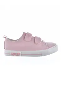 Tenisi de panza cu velcro - Roz deschis