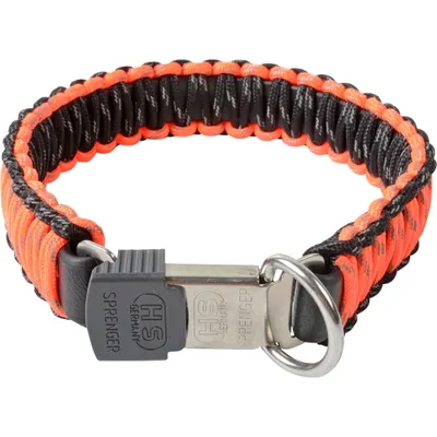 Zgarda Herm.Sprenger Paracord portocaliu cu eliberare rapida - 60 cm