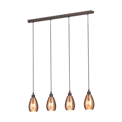 Lampa suspendata SIRACUSA brown 220-240V,50/60Hz