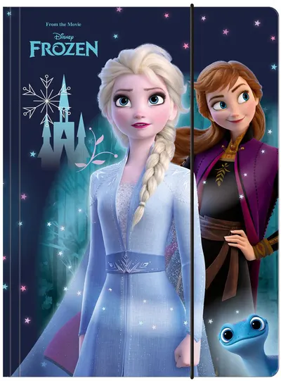 Mapă cu elastic Derform Frozen 13 – A4
