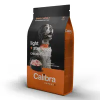 Calibra Dog Expert+ Adult Small Light & Sterilised Chicken 400 g