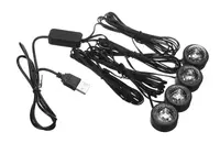 Set 4 Lumini Interior Auto A10 USB LED RGB Star Light