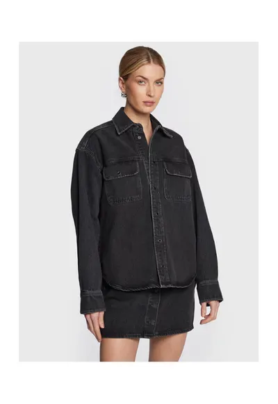 Geaca de blugi dama negru - denim -