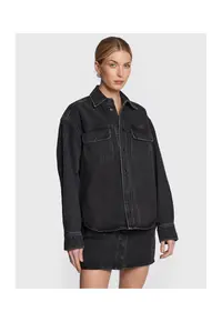 Geaca de blugi dama negru - denim -