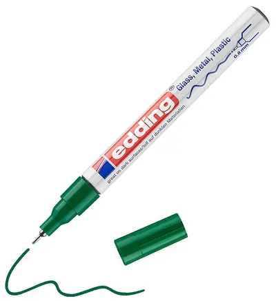 Marker permanent Edding 780 - verde